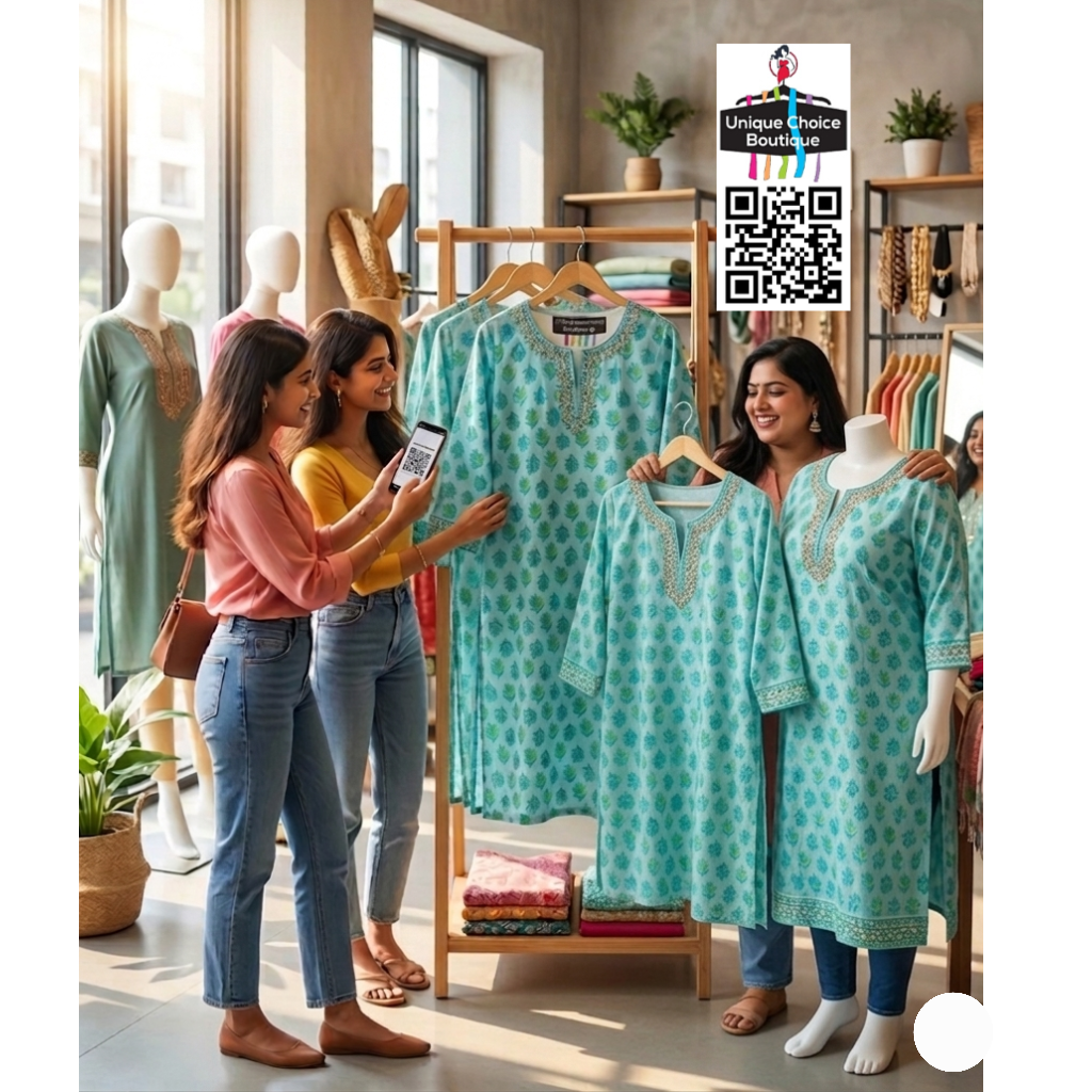 Soft Light Blue Plus Size Floral Printed Co-Ord Set - Readymade 2PC Salwar Suit Cotton