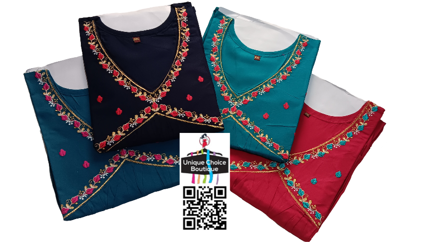 Alia Cut Embroidered Anarkali Kurti-6