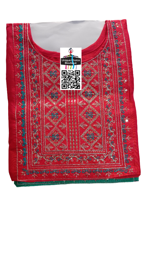 Designer Straight Kurti Two Tone Kurti-5