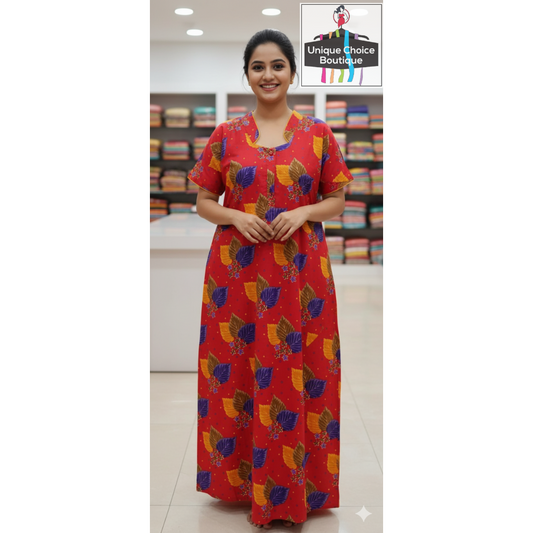 Pure Cotton Nighties in UAE | Comfortable Nightwear for Women