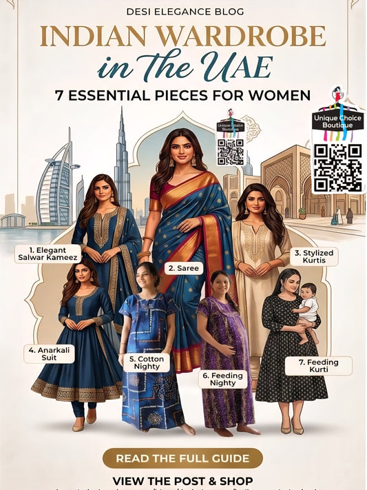 How to Build a Practical Indian Wardrobe in the UAE: 7 Essential Pieces for Women