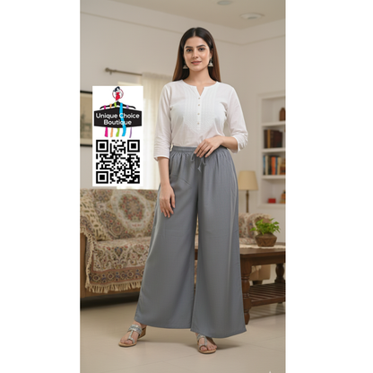 Free Size Premium Rayon Palazzo Pants