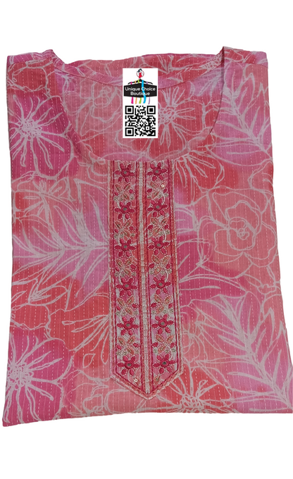 قميص كورتي أسود مستقيم مطبوع مقاس كبير - مقاسات 3XL/ 4XL/ 5XL
