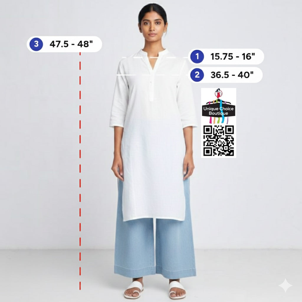 Blue & White Floral Printed A-Line Dress