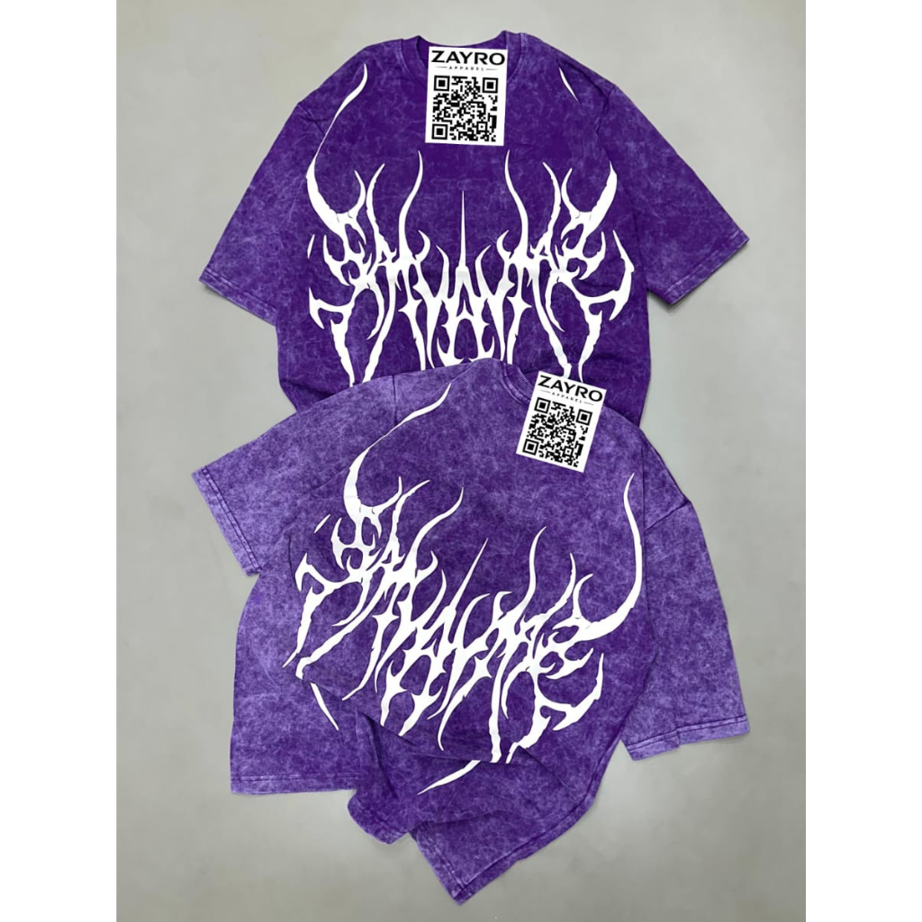 ZAYRO "Void Flame" Shadow Tribe Tee - Limited Edition Gothic Print Streetwear T-Shirt