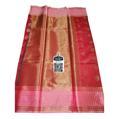 Trending Red & Pink Soft Silk Saree – Elegant Festive Wear