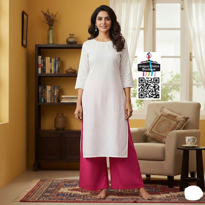 Magenta Premium Rayon Palazzo Pant