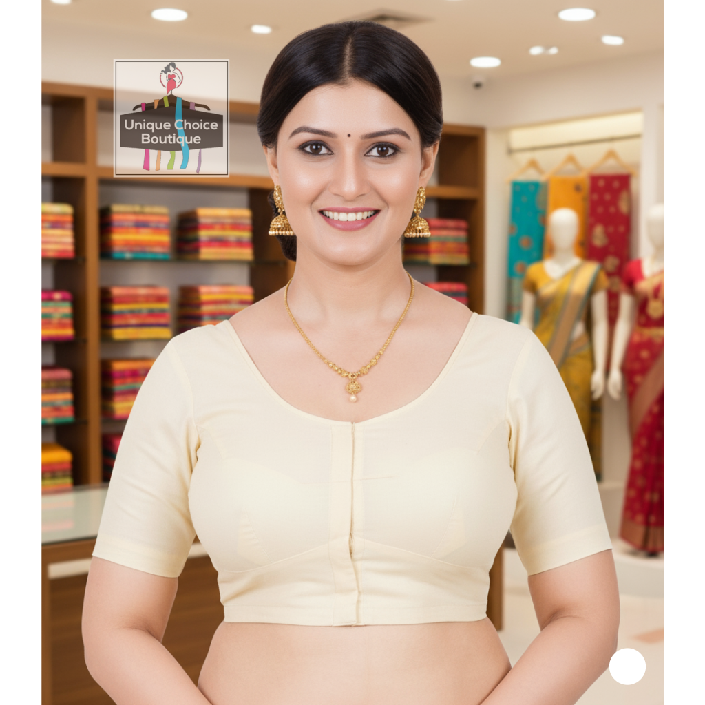 Saree Blouse - Off White